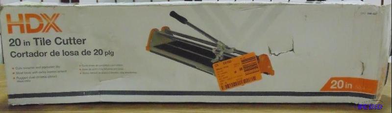 New HDX 20 inch Tile Cutter. Please See All P...