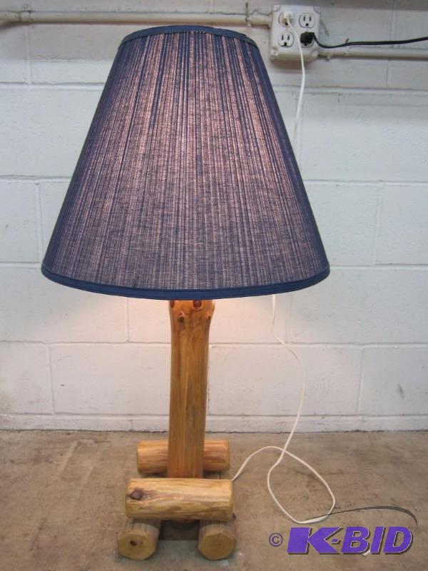 Log Timber Lamp