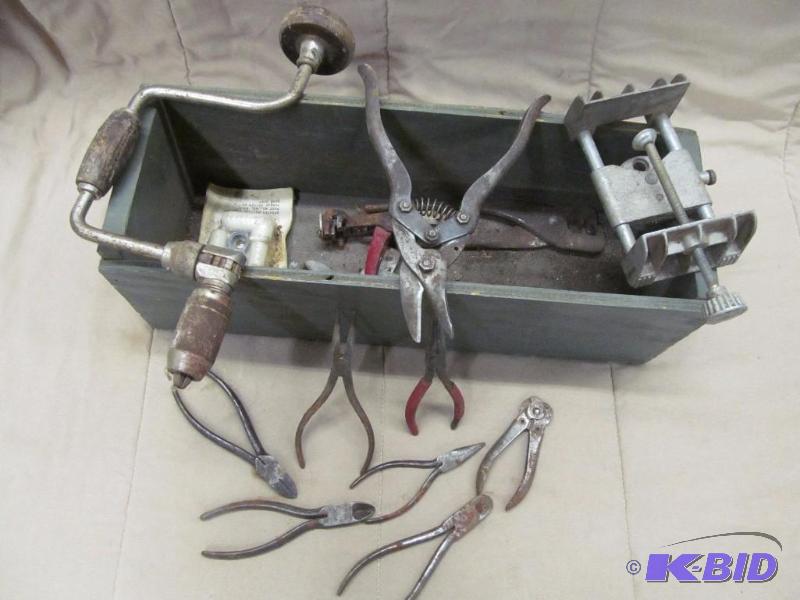 Drill, vise, pliers