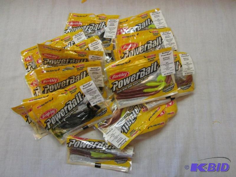 25 Bags Berkley Power Bait - 12 Worm Sample -...