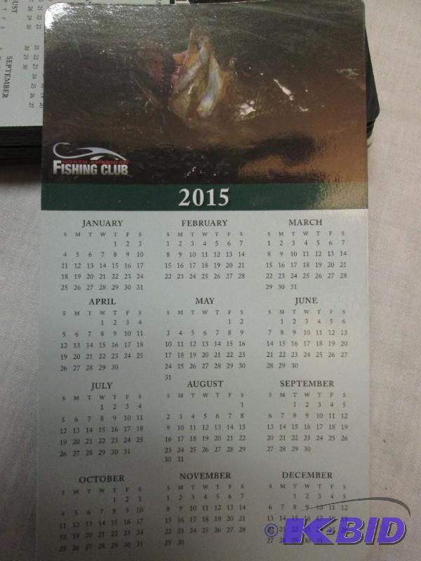 Lot Approx 50 - 2015 Magnetic Calender Bass N...