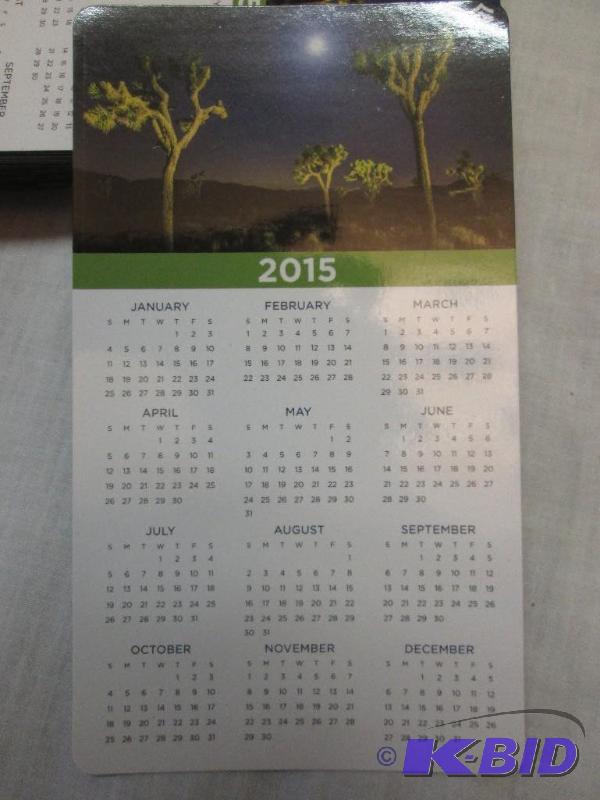 Lot Approx 5 - 2015 Magnetic Calender Scenery...