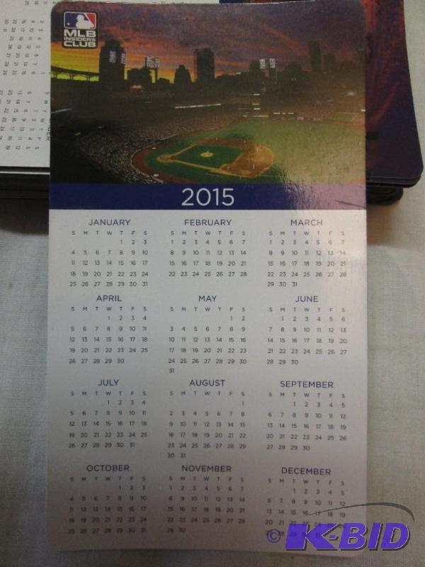 Lot Approx 50 - 2015 Magnetic Calenders MLB I...