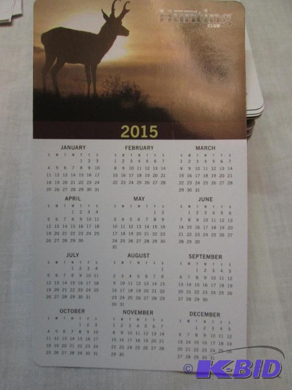 Lot Approx 100 - 2015 Magnetic Calender North...