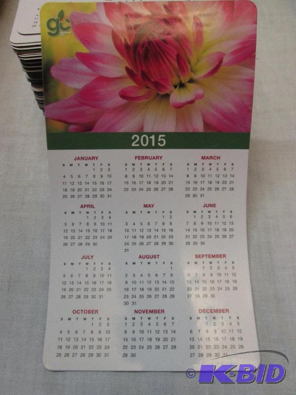 Approx 100 - 2015 Magnetic Calender Gardening...