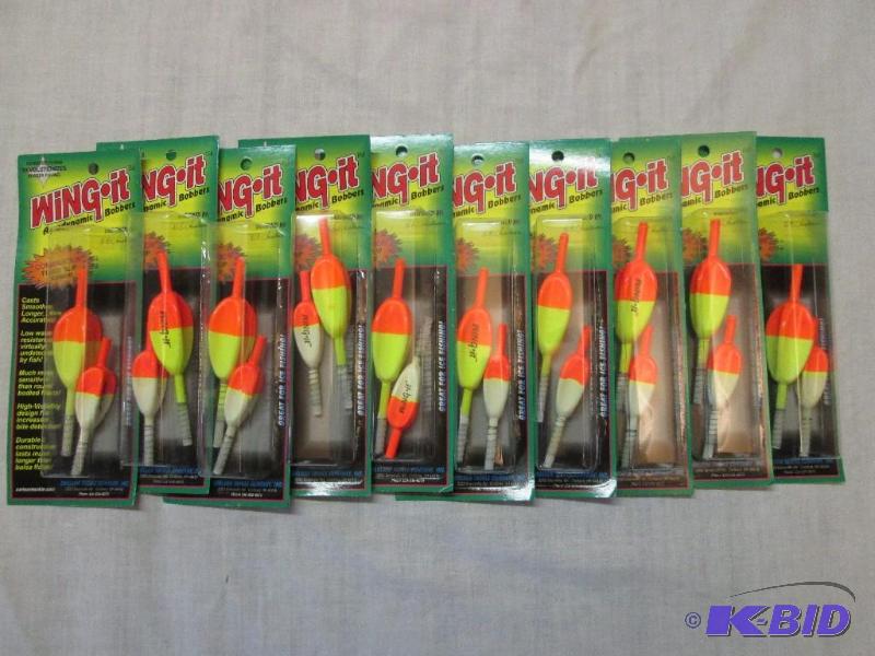 Lot of 10 Wing It Aerodynamic Bobbers...