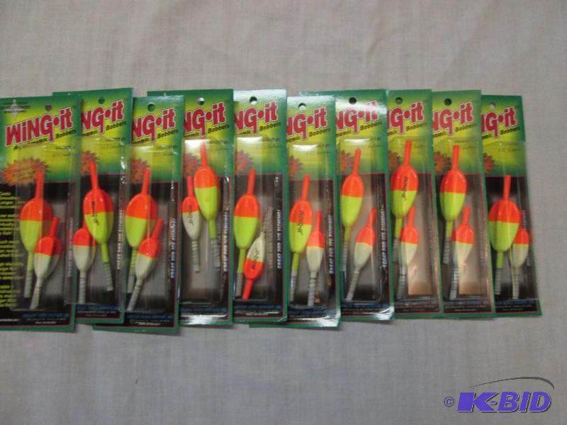 Lot of 10 Wing It Aerodynamic Bobbers...