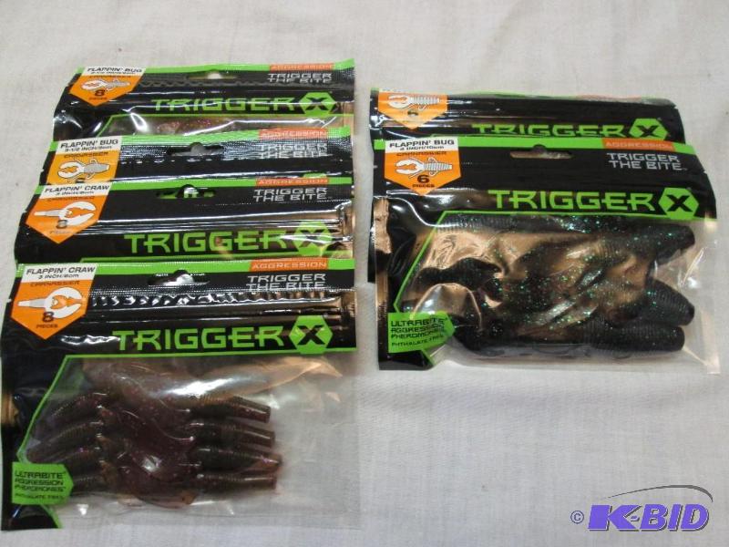 6 Bags Trigger X Bait - 2 Bags 8 pc ea Flappi...