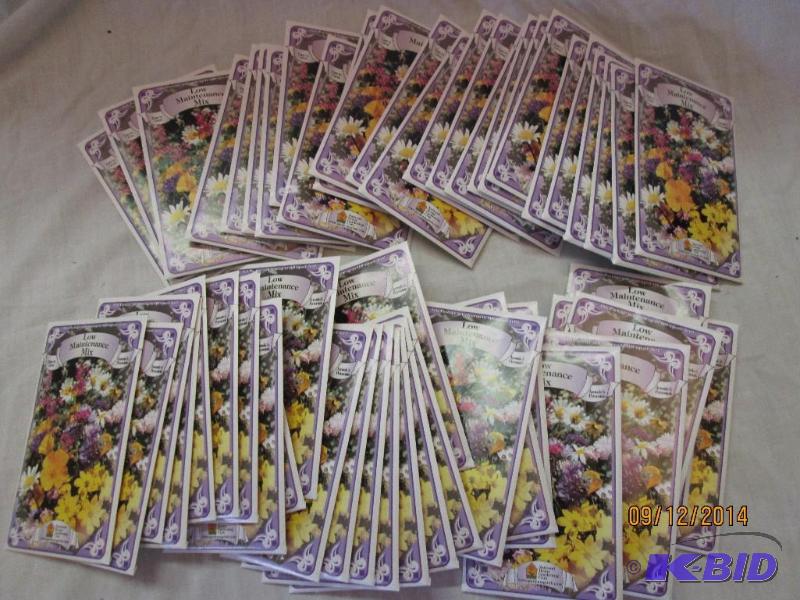 Lot of 50 Low Maintenance Mix Seeds Packets -...
