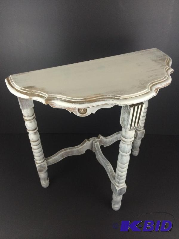lot 9 image: Table shabby chick painted table Edwardian Era