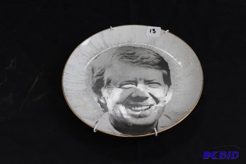 lot 13 image: Jimmy Carter Collectable Plate ...