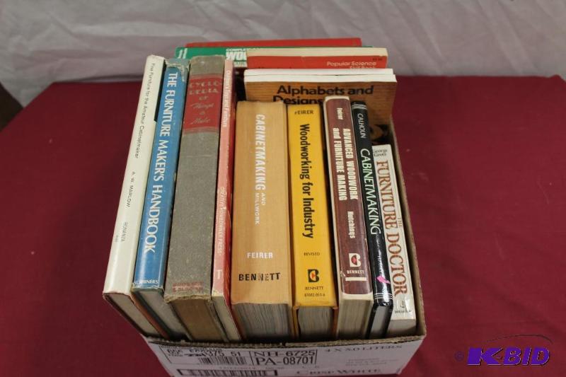 lot 224 image: Woodworking Books ...