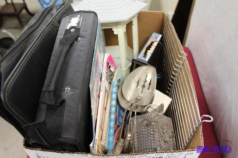 lot 258 image: Moving box, has not been gone through...