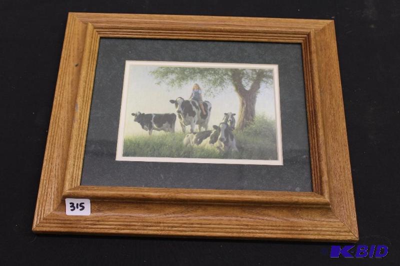 lot 315 image: Nice Framed Print ...