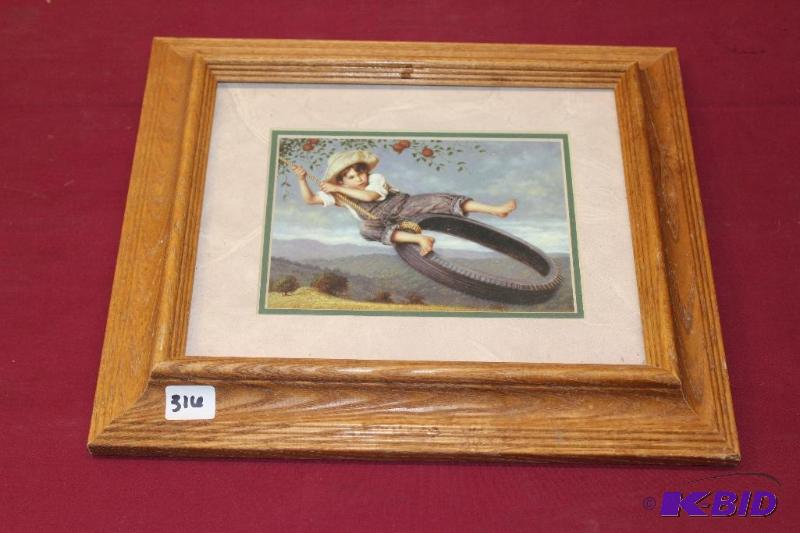 lot 316 image: Nice Framed Print...