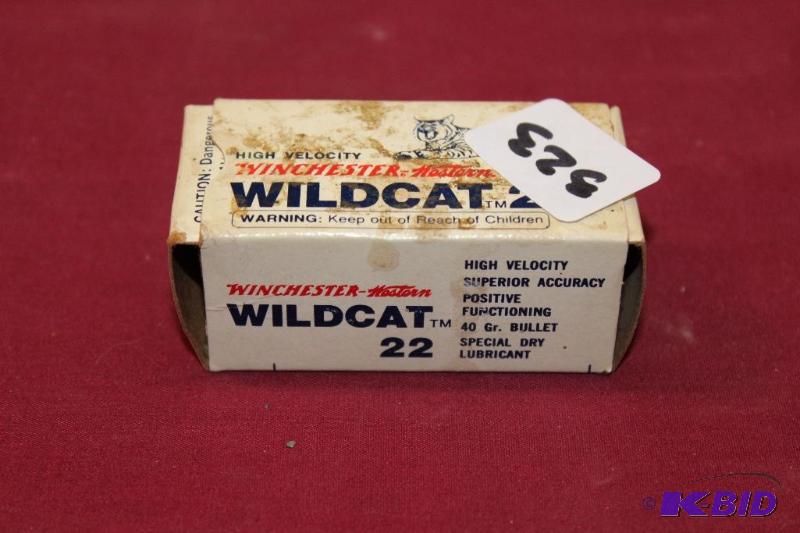 lot 323 image: Winchester Wildcat 22 Ammo