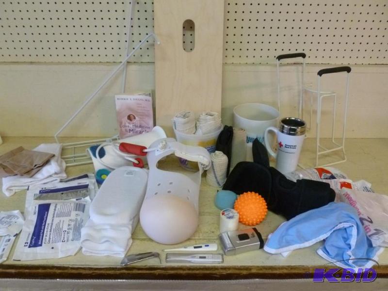 Large lot of medical and related supplies and...