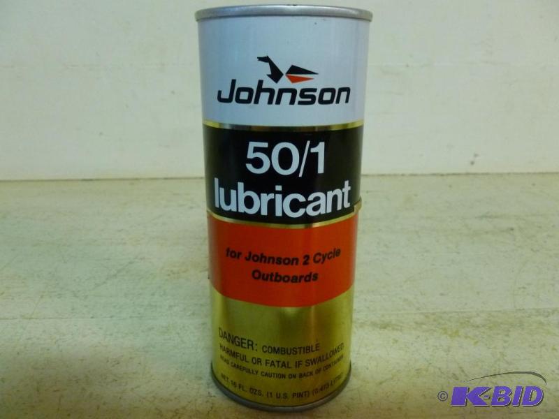 Johnson 501 one pint metal can of two cycle ...