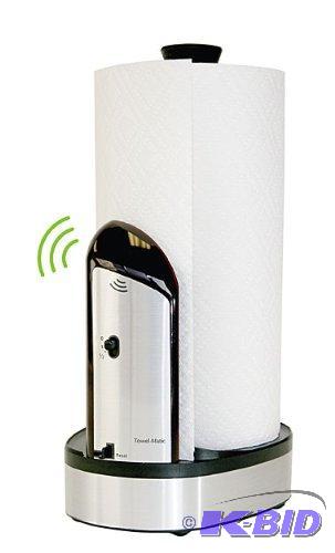 lot 46 image: iTouchless 14-in. Towel-Matic Sensor Paper Towel Dispenser, Silver.