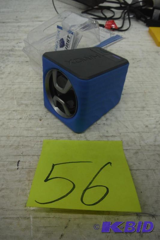 lot 56 image: HMDX Burst Portable Rechargeable Speaker, HX-P130BL (Blue)