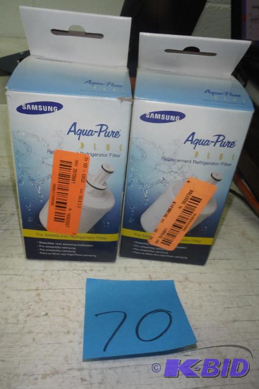 lot 70 image: LOT OF 2 - Samsung DA29-00003G Aqua-Pure Plus Refrigerator Water Filters