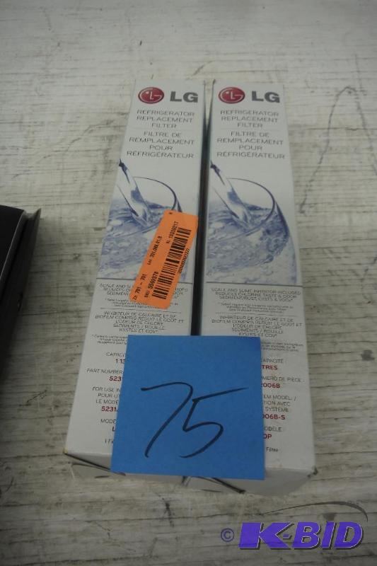 lot 75 image: LOT OF 2 - LG LT600P Refrigerator Water Filters