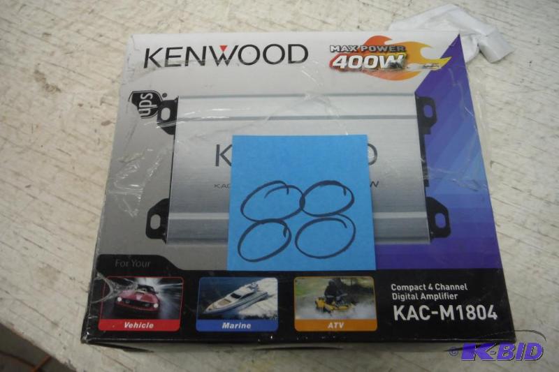 lot 88 image: Kenwood KAC-M1804 400W Class D Power Amplifier