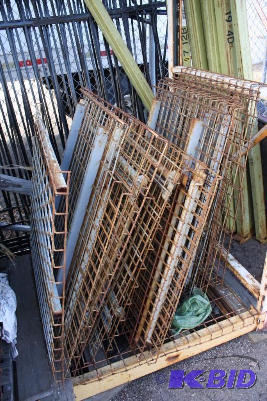 lot 14 image: Lot of (17) Metal Wire Grates 26 x 42, app. 6 ct 49 x 46, app. 11 ct.