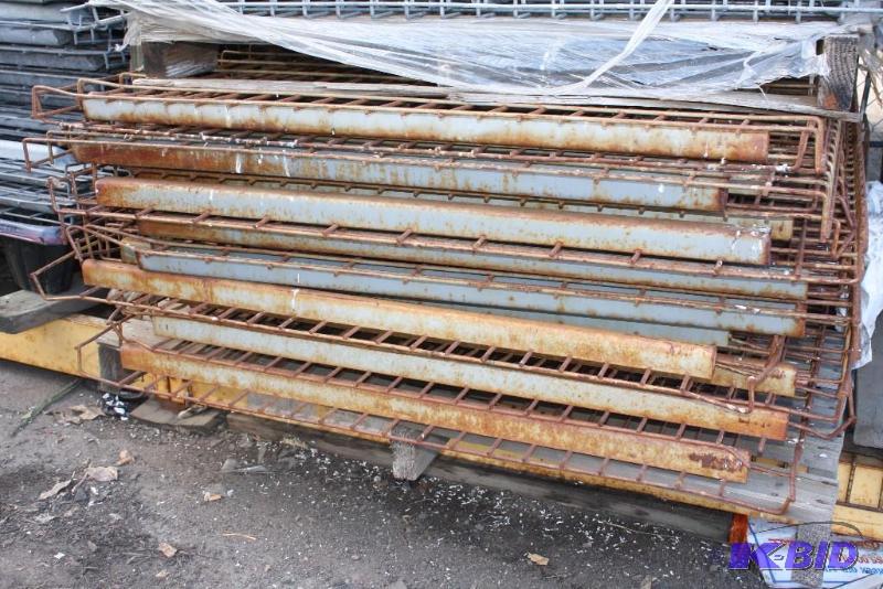 lot 15 image: Lot of (13) Metal Wire Grates  49 x 46.