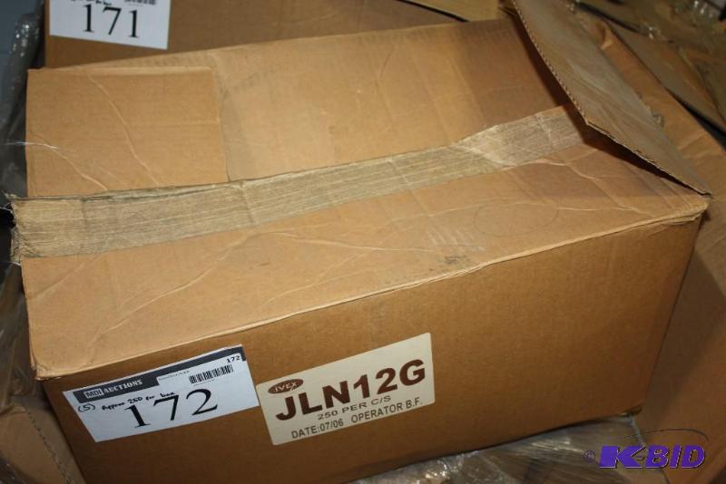 lot 172 image: Box Lot of (5) Manilla Parchment Bags app. 250 ctBox.