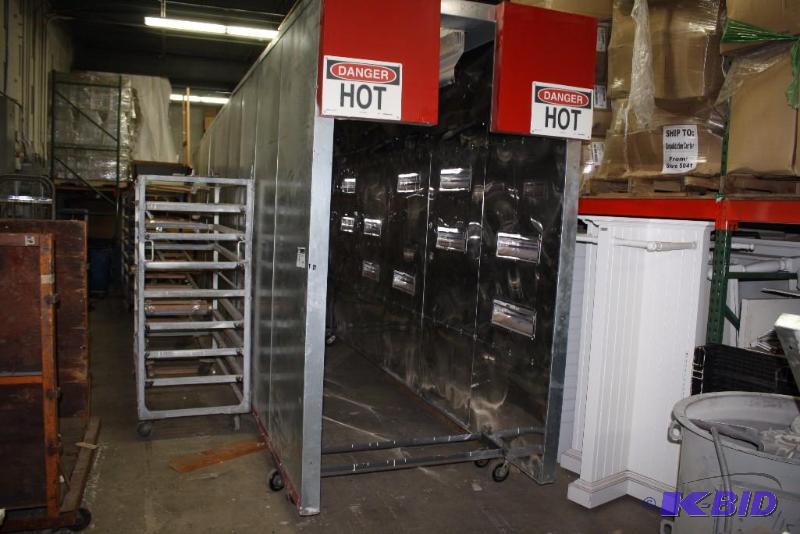 lot 4 image: Infrared Pass Thru Oven Stainless Steel 480VAC Multiple Heaters 38 x 4.5 x 8