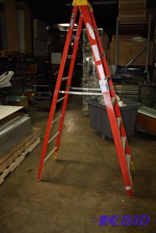 lot 74 image: Metal Ladder Orange 8.