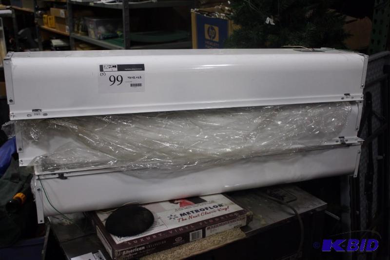 lot 99 image: Lot of (3) Parabolic Troffers 48 x 12 x 6.5.
