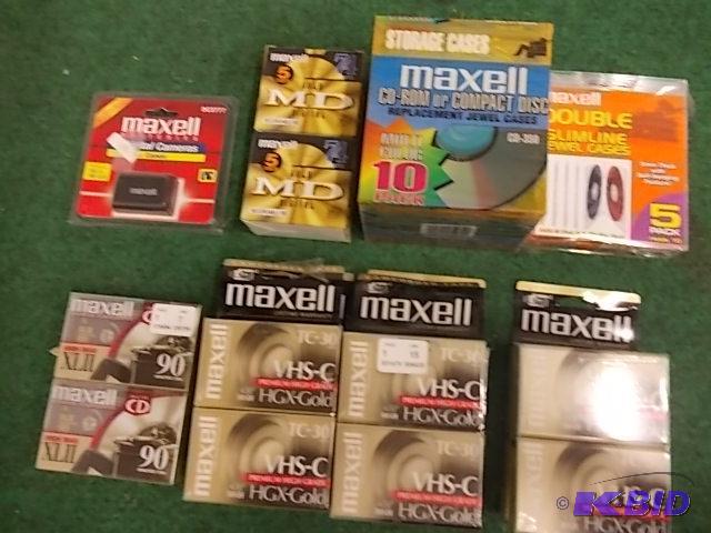 6-Pkgs Maxell TC-30&nbspCamcorder Cassettes,...