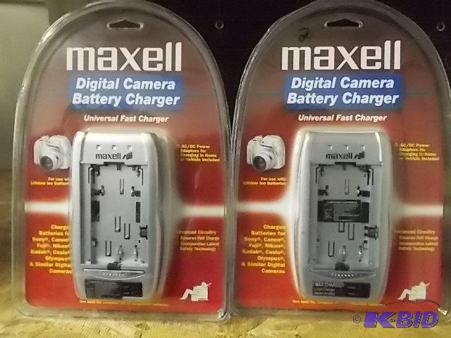 2-Maxell Universal Digital Camera Battery Cha...