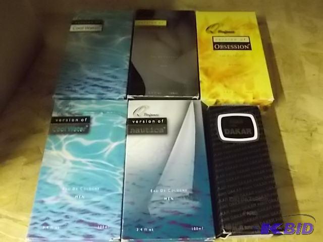 6-Assorted Knock-Off Mens Colognes...