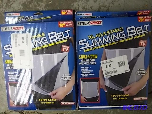 2-Adjustable Slimming Belts For Men &amp Wom...