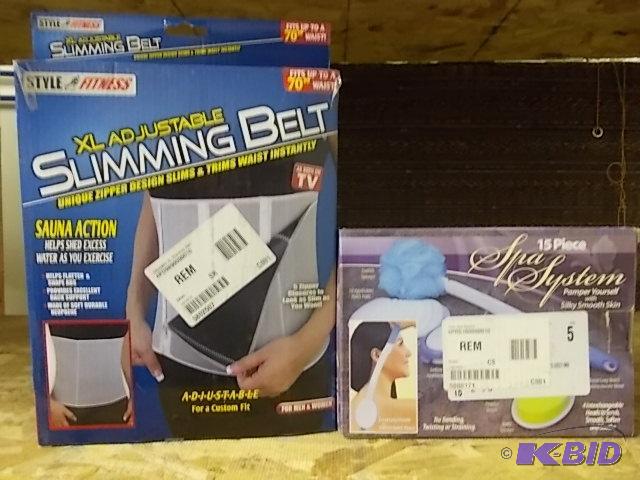 1-Adjustable Slimming Belt, 1-15 Piece Spa Sy...