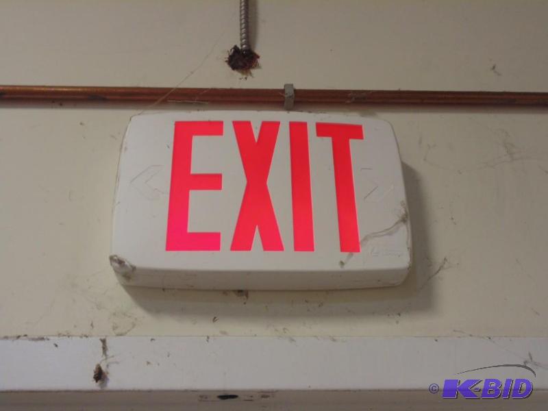Lighted Exit Sign
