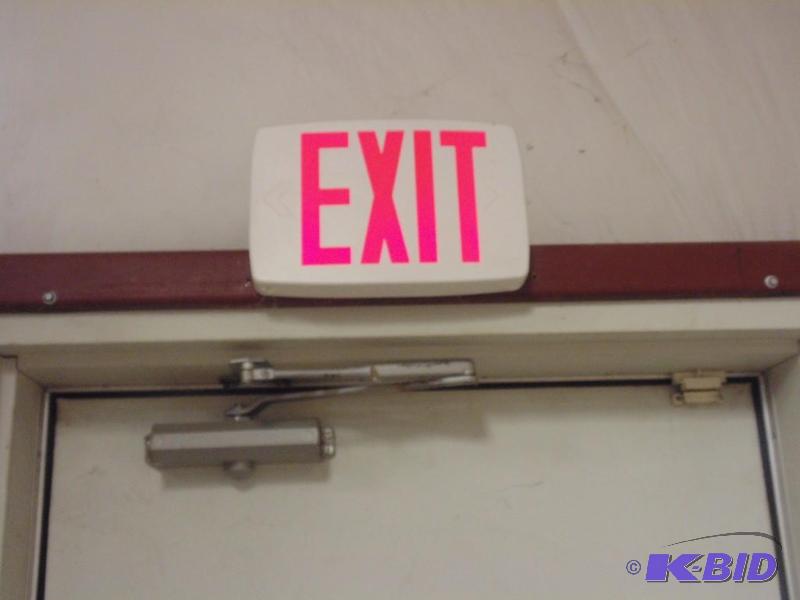 Lighted Exit Sign