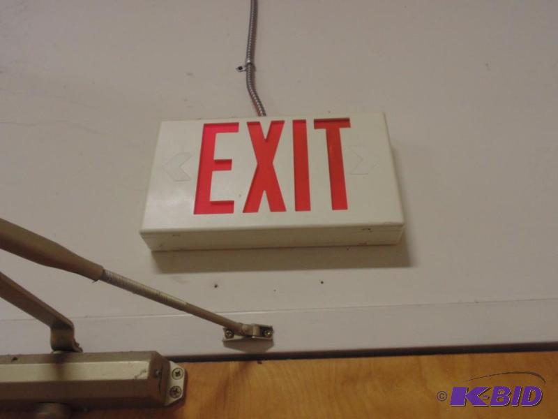 Lighted Exit Sign