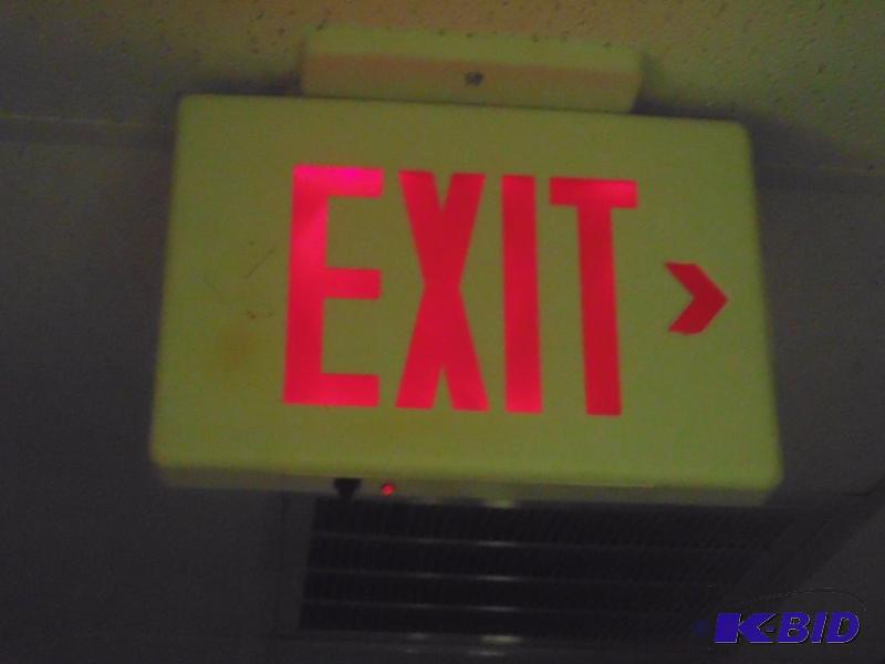 Lighted Exit Sign