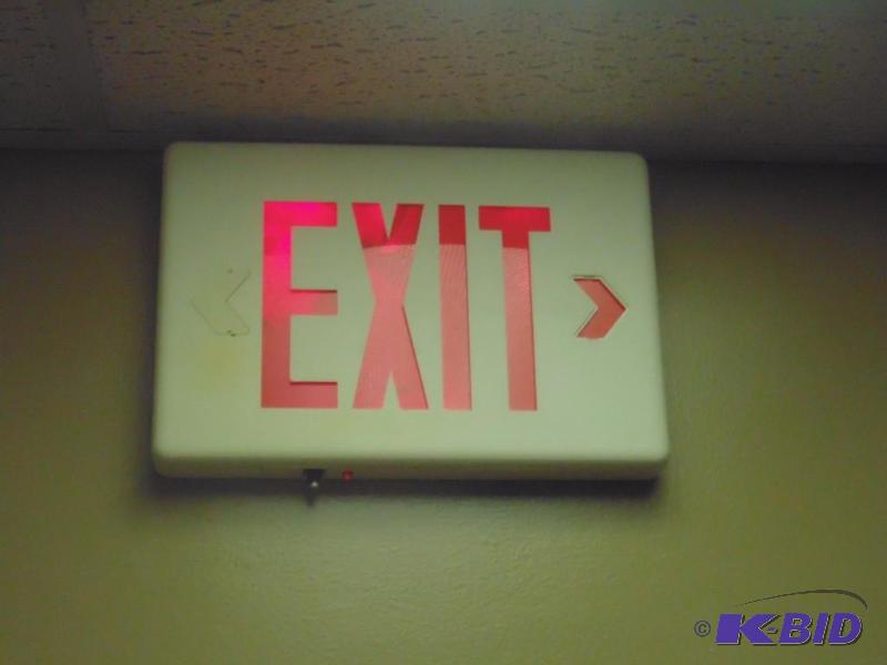 Lighted Exit Sign