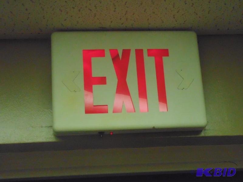 Lighted Exit Sign