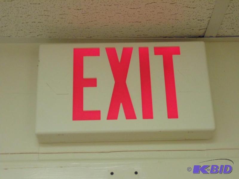 Lighted Exit Sign