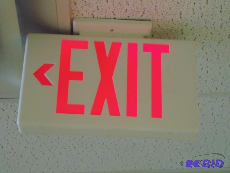 Lighted Exit Sign