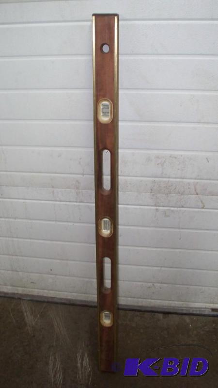 lot 28 image: 4FT Stanley wood level (new)...