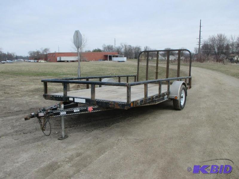 lot 4 image: 2009 PJ 8314 Utility Trailer. &nbspVery good...