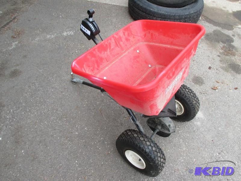 lot 53 image: tow behind spreader...