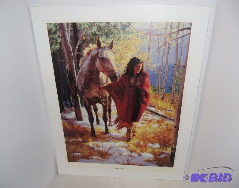lot 25 image: Ladys Choice  Limited Edition Claire Goldrick 1991 Signed Print